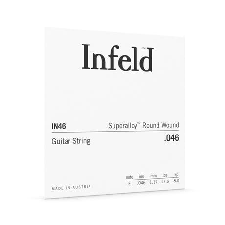 Cuerda de guitarra eléctrica Thomastik-Infeld Superalloy .046w, roundwound (IN46)