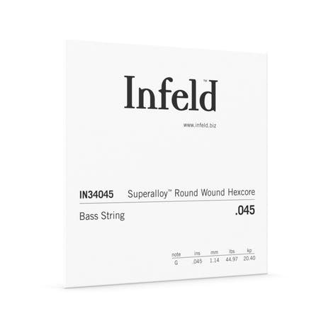 Thomastik-Infeld Superalloy cuerda para bajo eléctrico .045, roundwound (IN34045)