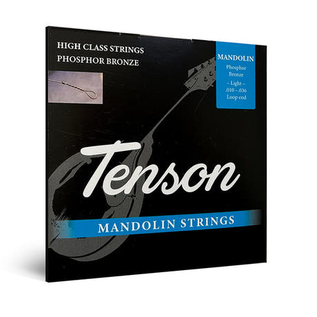 Strings para mandolina Tenson Phosphor Bronze .010-.034, loop end
