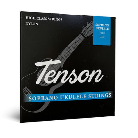 Tenson cuerdas para ukelele de nailon negro, soprano y concierto