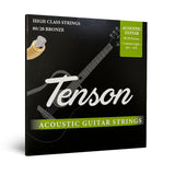 Cuerdas western de bronce 80/20 Tenson .011-.052, Custom Light