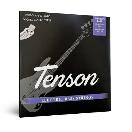 Tenson Nickel cuerdas para bajo eléctrico .045-.105, Medium/Light, escala larga