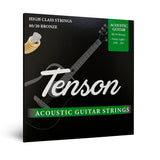 Tenson Bronze 80/20 cuerdas western .010-.047, Extra Light