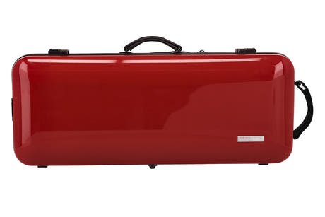 GEWA Air 2.8 estuche de viola, rojo brillante, con asa lateral