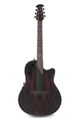 Ovation Elite Gus G. Signature Super Shallow 1868-GUS-G, Black satinado