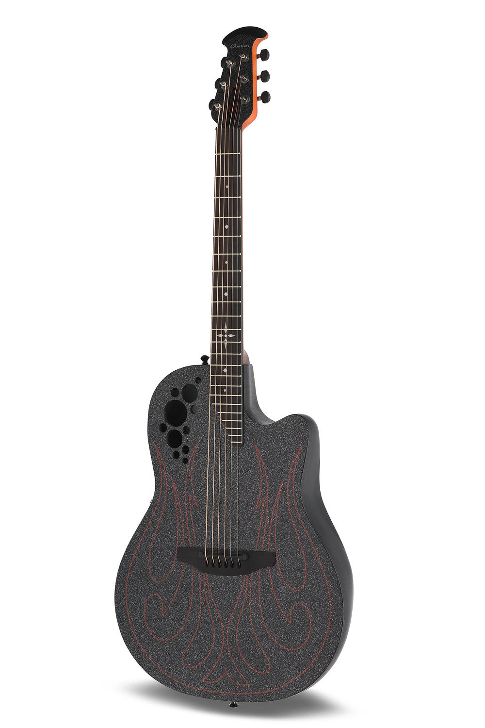 Ovation Elite Gus G. Signature Super Shallow 1868-GUS-G, Black satinado