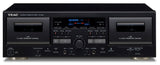 TEAC W-1200 Reproductor de Cassettes Doble (Negro)