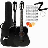 Suprimo CGS2 BK set de guitarras clásico 4/4, negro