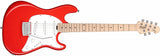 Sterling by Music Man Cutlass CT30SSS, Rojo Fiesta