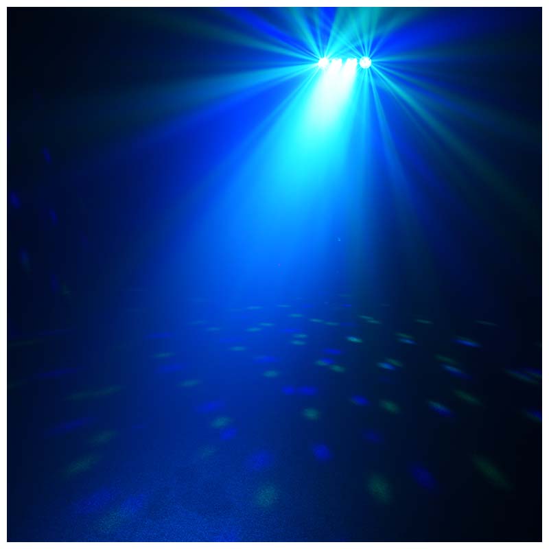 LIGHT4ME MAGIC BAR efecto de bola de discoteca LED PAR + stand + mando a distancia
