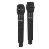 Dual UHF Receiver w. 2 Handheld Microphones