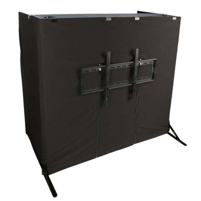 Soporte de mesa para DJ con soporte para TV