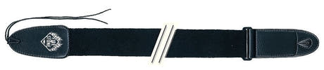 Fire & Stone Nylon Edition correa de guitarra, tejida, negra, extremos de 5 mm