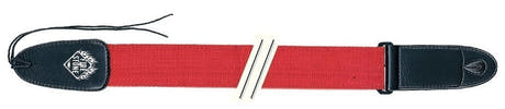 Fire & Stone Nylon Edition correa para guitarras, tejida, roja, extremos de 5 mm