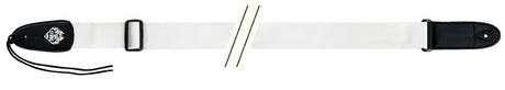 Correa de guitarra Fire & Stone Nylon Edition, blanca, extremos de 3 mm