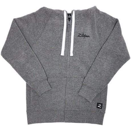 Zildjian sudadera con capucha con cremallera gris - Medium