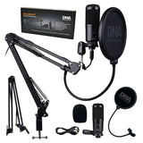 DNA CM USB KIT Kondensator USB Mikrofon med Boom Arm og Popfilter