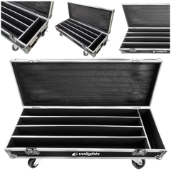 Flightcase para 4 x Evolights Glaze Bar