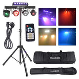 LIGHT4ME T-BAR LASER STROBE LED PAR DERBY UV IR multiefecto