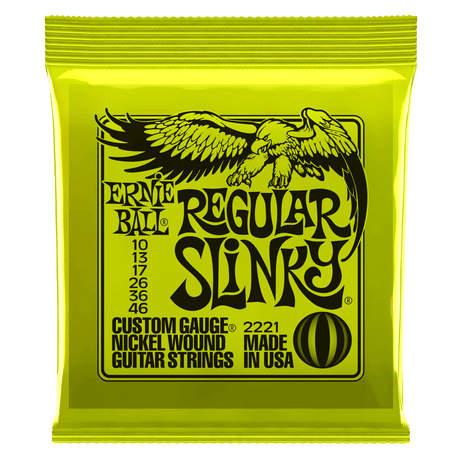 Ernie Ball Slinky Nickel Wound Cuerdas de Guitarra (El-Guitar)