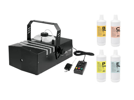 Set EUROLITE Dynamic Fog 1200 + Fluidos