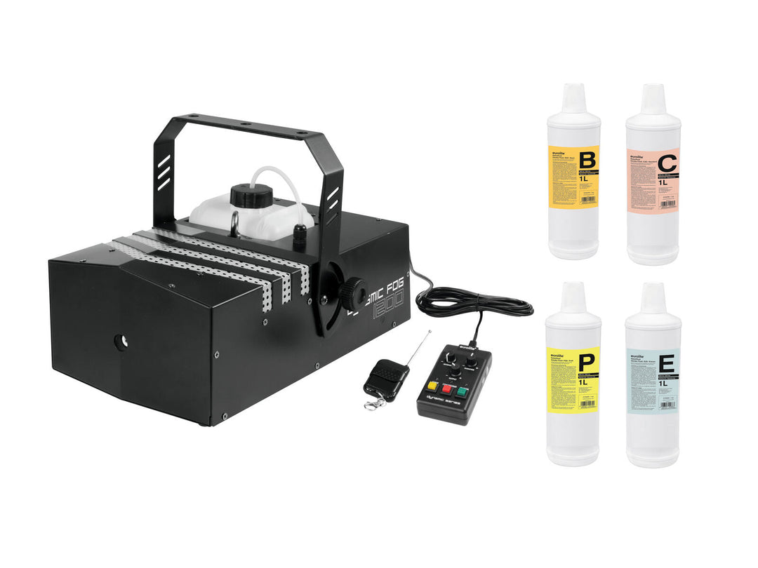 Set EUROLITE Dynamic Fog 1200 + Fluidos