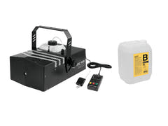 EUROLITE Conjunto Dynamic Fog 1200 + Líquido de humo -B2D- 5l