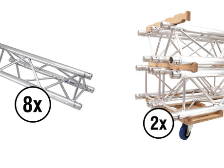 ALUTRUSS Set TRILOCK 6082-2000 + Truss Transport Board Combi