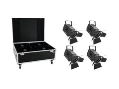 EUROLITE Conjunto 4x LED THA-250F + Estuche