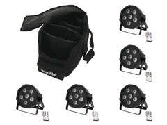 EUROLITE Set 5x LED SLS-603 + Bolsa acolchada