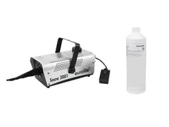 EUROLITE Set Snow 3001 Máquina de nieve + líquido de nieve 1l