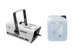EUROLITE Set Snow 5001 máquina de nieve + líquido de nieve 5l