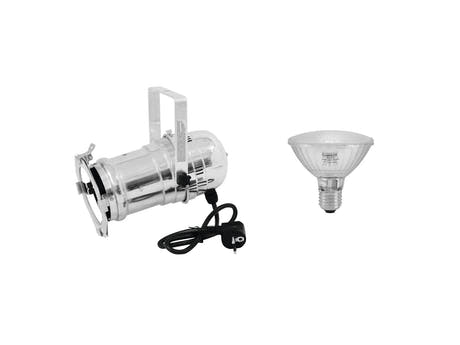 Conjunto EUROLITE Foco PAR-30 sil + PAR-30 230V SMD 11W E-27 LED 6500K
