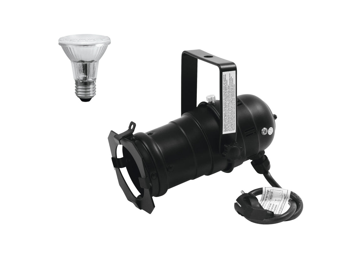 EUROLITE Set PAR-20 Foco bk + PAR-20 230V SMD 6W E-27 LED 3000K
