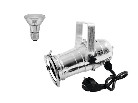 EUROLITE Conjunto PAR-20 Foco sil + PAR-20 230V SMD 6W E-27 LED 6500K