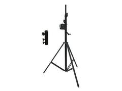 EUROLITE Set STT-400/85 Soporte de cabrestante TÜV/GS negro + Adaptador STV-3529 largo