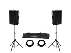 OMNITRONIC Set 2x XKB-212A + Soporte de altavoz MOVE MK2