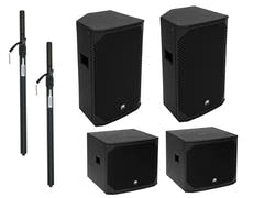 Omnitronic AZX - Large PA Sistema de Altavoces Activo
