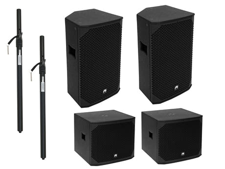 Omnitronic AZX - Large PA Sistema de Altavoces Activo