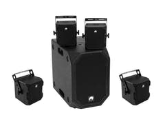 OMNITRONIC conjunto BOB-10A bk + 4x BOB-4 bk