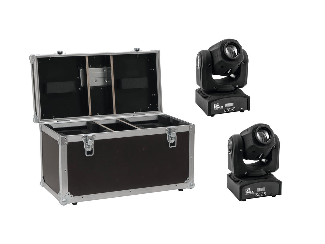 Set EUROLITE 2x LED TMH-17 Spot + estuche