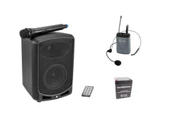 OMNITRONIC Set WAMS-65BT + transmisor Bodypack incl. headset + batería