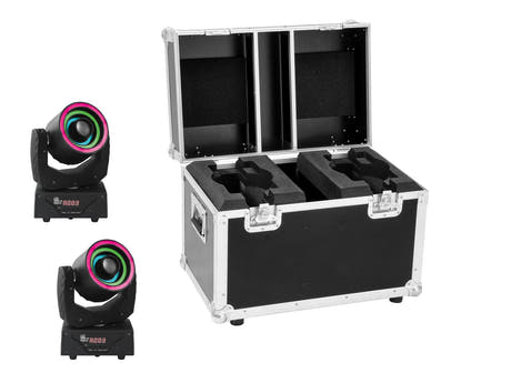EUROLITE Set LED TMH-41 Hypno Cabezas Móviles Spot + Case