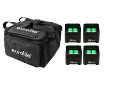 EUROLITE Set 4x LED TL-4 Trusslight + Bolsa blanda