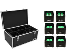 Set EUROLITE 6x LED TL-4 Trusslight + estuche