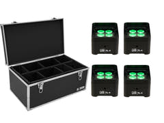 EUROLITE Set 4x LED TL-4 Trusslight + Funda