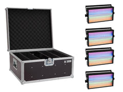 EUROLITE Set 4x LED Super Strobe ABL + Estuche