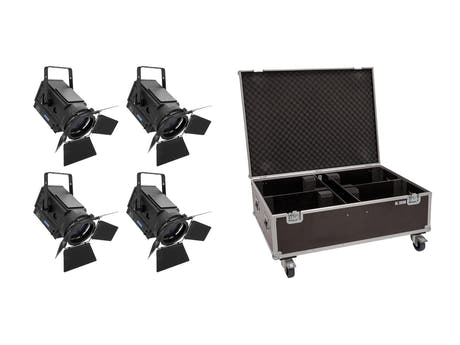 EUROLITE Set 4x LED THA-150F + estuche