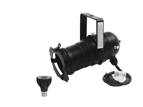 Conjunto PAR-20 Foco bk + PAR-20 230V COB 6W E-27 LED 1800-3000K dim2warm