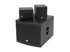 OMNITRONIC Set MOLLY-12A Subwoofer activo + 2x MOLLY-6 Top 8 ohmios, black